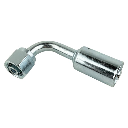 Truckair Fitting - Steel - Bl - Std -, Beadlock Standard, Config: Female Oring, Angle: 90 Degree, Material 08-6961BS
